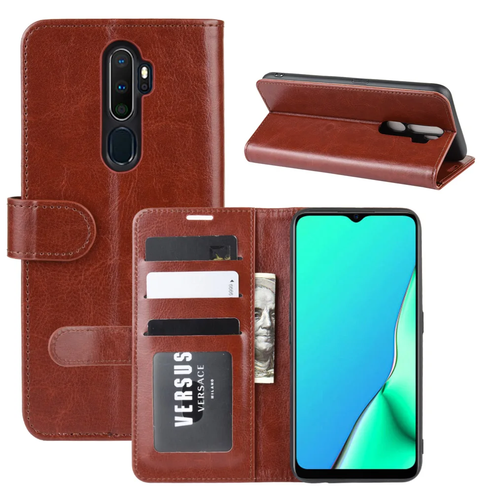 A11x или A9 чехол для OPPO A9() A11-X чехол-кошелек с отделением для карт Кожаный флип защитный чехол s Черный 9A A11 X A9