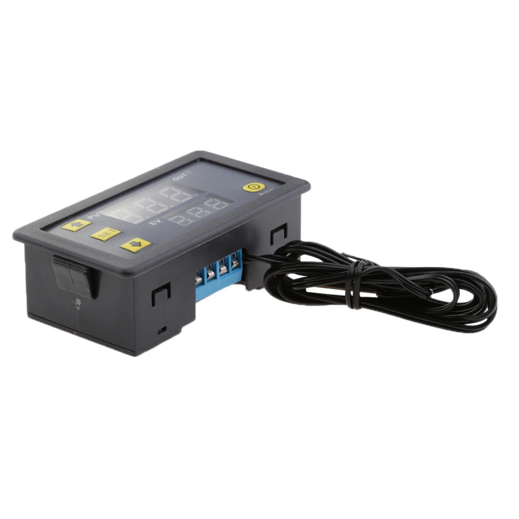 Microcomputer Thermostat Switch Temperature Controller DC 12V Digital LED