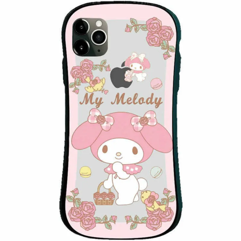 Для iPhone 678X милый мультфильм my melody для iPhone11 чехол для телефона 11promax поясной стеклянный чехол