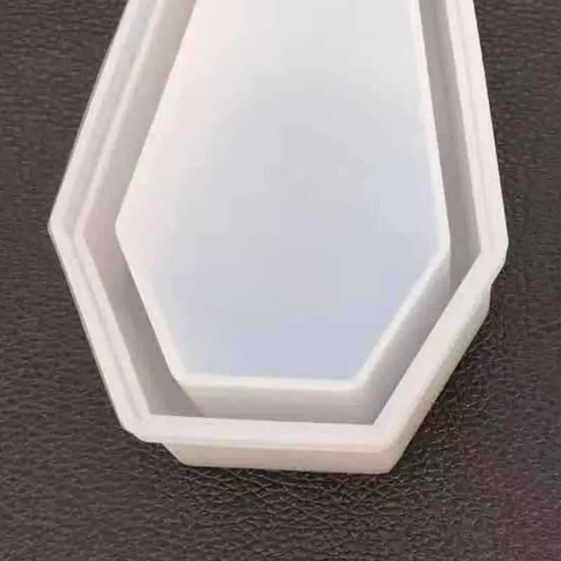 «Сделай сам» с украшением в виде кристаллов прессформу эпоксидной смолы для хранения коробка прессформы темно-вампир гроб Высокое Зеркало ремесленничество пресс-форм