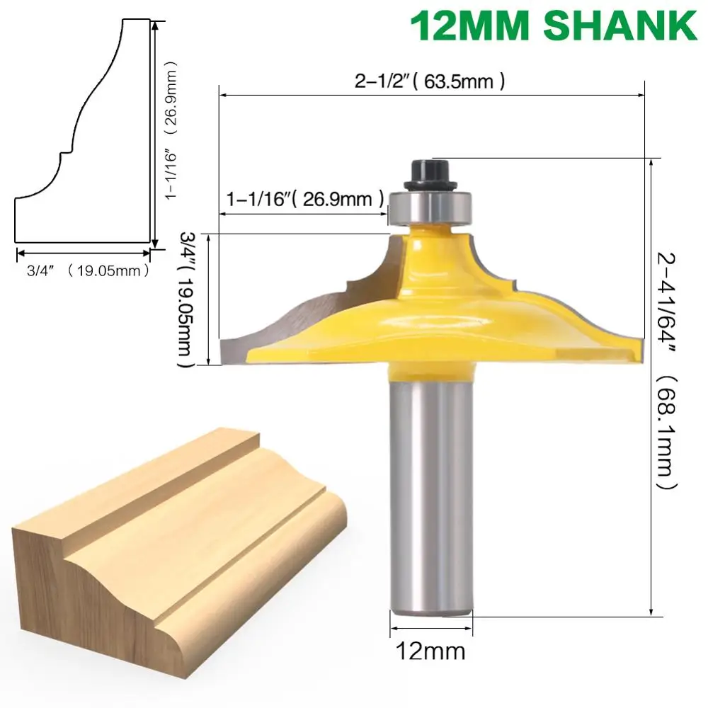 Classical ogee 2024 router bit