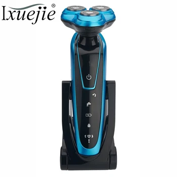 

IXueJie Rechargeable Electric Shaver for Men 3 In1 Men Razor Beard Trimmer Shaving Machine Triple Floating Blade Head Waterproof