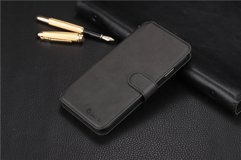 Модный чехол-книжка из искусственной кожи коровы для iPhone 6S 6 7 8 Plus X Xr Xs Max