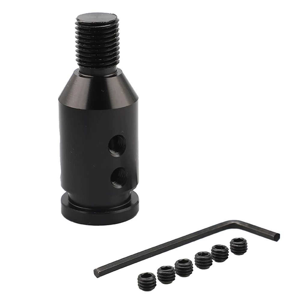 For Non Threaded Shifters M12x1.25 Solid Shift Knob Adapter Aluminum Alloy