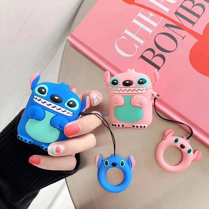 

Cartoon Cute Box Wireless Bluetooth Headset Case for Apple Airpods 1 2 Earphone Soft Silicone Cover For Airpods Protective Cases