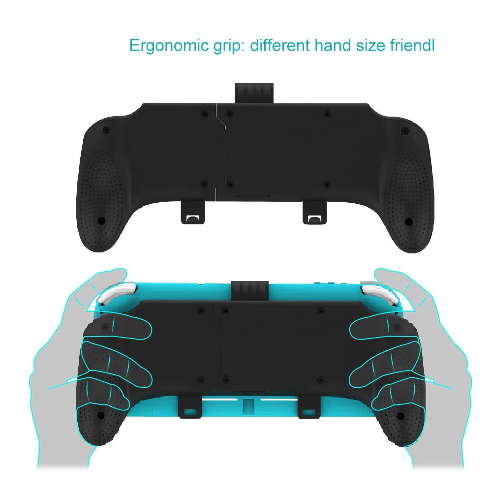 Для nintendo switch/переключатель Lite эргономичный растягивающаяся ручка Защитная Оболочка Чехол съемная подставка Для nintendo переключатель