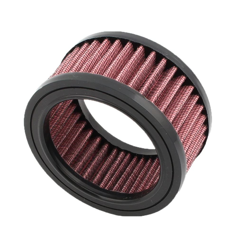 Motorcycle Air Intake Filter Cleaner Replacement for Harley Sportster XL883 XL1200 04-15 Motorbikes - Red