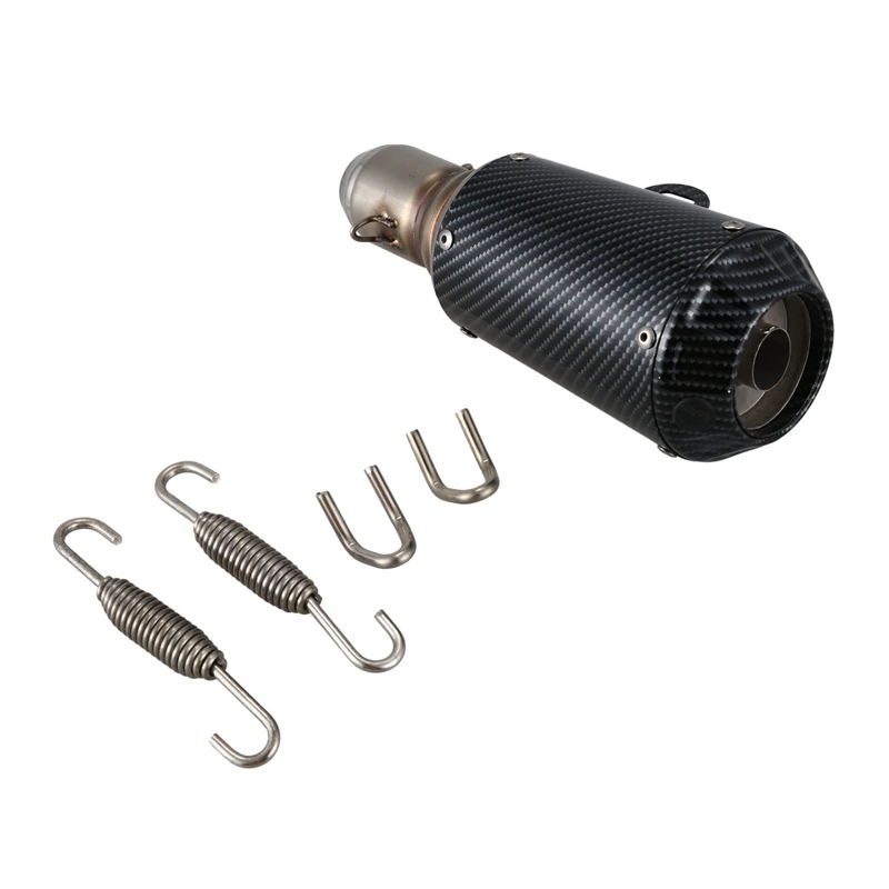 

Motorcycle GP 38-51mm Stainless Steel Exhaust Muffler Pipe & Silencer Slip-On, Carbon Fiber Color