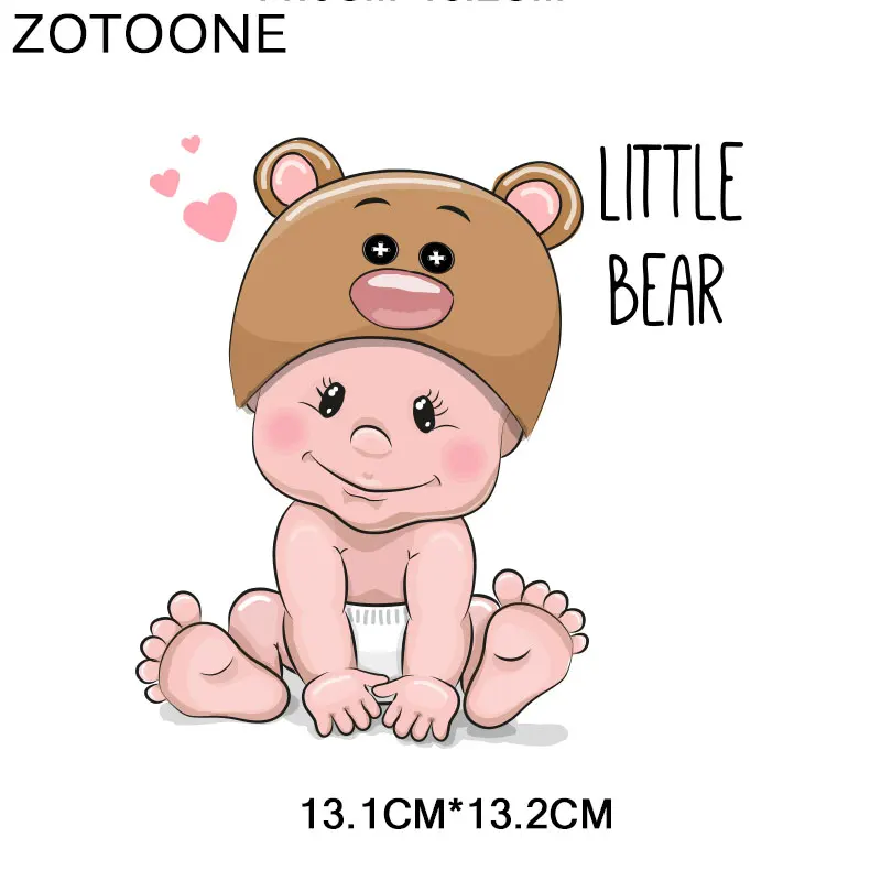 ZT1560 ZOTOONE милые животные, единорог, свинья, пластырь, железо на переводе, для одежды, Аппликации, сделай сам, футболка, теплопередача, Аппликации, наклейка E - Цвет: ZT1560