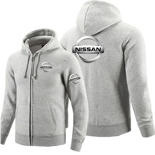 Для Nissan logo zipper мужская фуфайка на замке толстовки Осенняя Толстовка Зимняя длинная модная повседневная одежда h