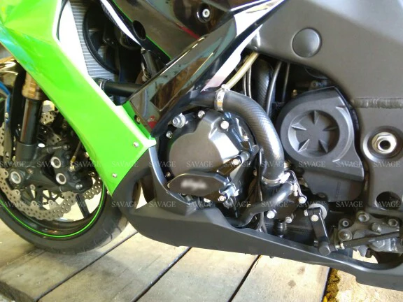 Чехол-слайдер двигателя для KAWASAKI NINJA ZX-10R ZX10R 2008 2009 2010 аксессуары для мотоциклов Защитный чехол левый и правый