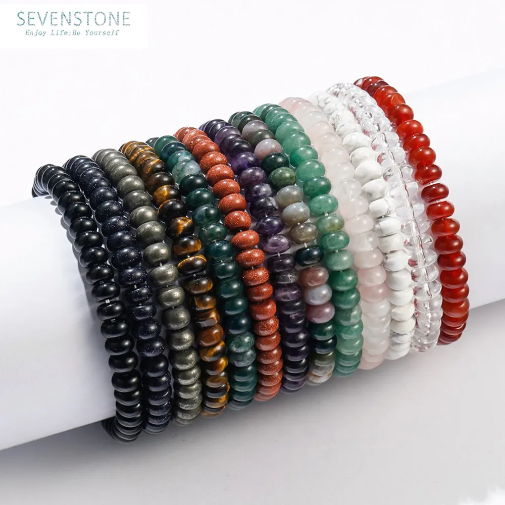 SEVENSTONE хрустальные браслеты для женщин натуральный камень реики ручной работы
