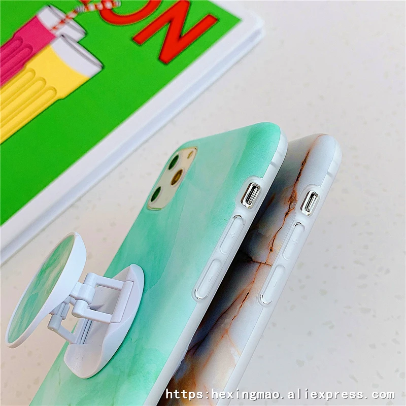 Модный мрамор с эффектом трещин чехол для телефона для iphone 11promax XR XAMAX чехол для iphone 6 7 8 Plus Забавный геометрический комбинированный узор чехол s