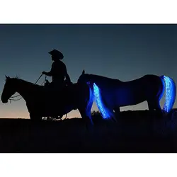 Новинка, 100 см, кавало, лампа, usb, светодиодная, cruser, cavalo arnês equestre esportes ao ar livre, как luzes da cauda do cavalo