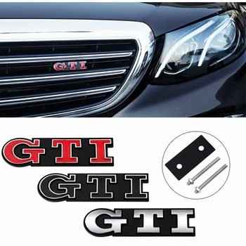 

Car Rear Trunk Side Decor Sticker For VW Passat B5 B6 Golf GTI Bora Jetta Beetle Tiguan R32 T5 Grille Emblem GTI Logo