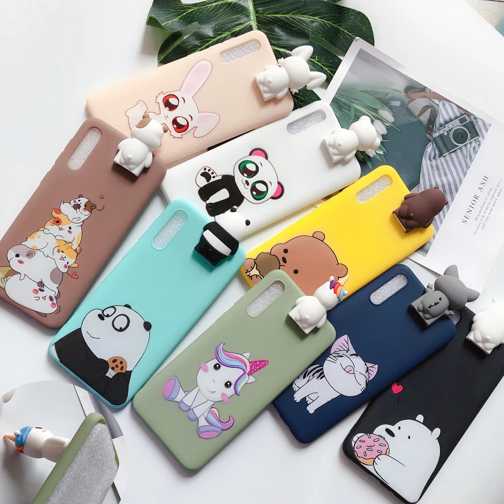 

for etui Samsung Galaxy A7 A9 2018 Case Kawaii 3D Unicorn Silicone Cover on for Samsung A7 A9 A6 Plus A5 2017 Case Phone Holder