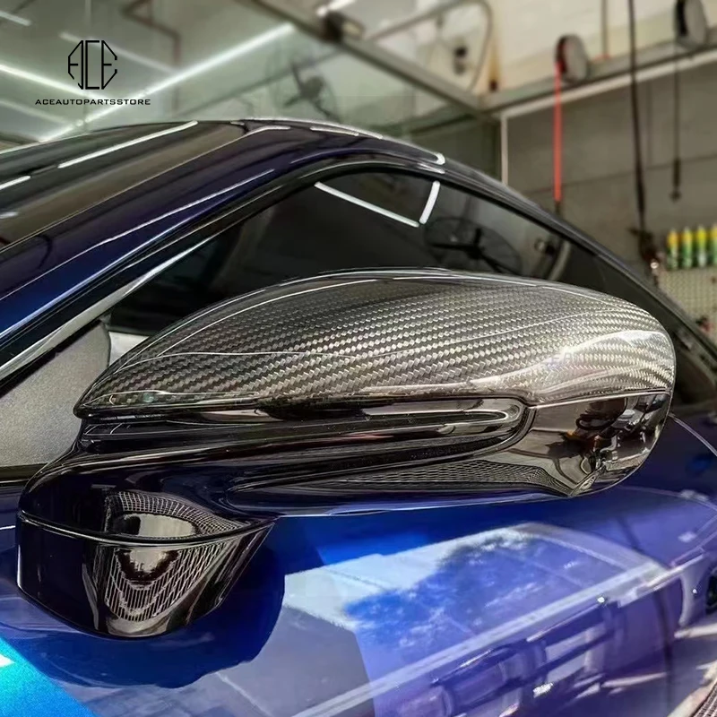 

Чехол для зеркала заднего вида Porsche Taycan 911 992, из углеродного волокна