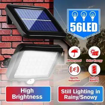 

56LED 50W Outdoor Garden Solar Power Street Spotlight Motion Sensor Solar Street Light Motion Sensor Security Night Lamp