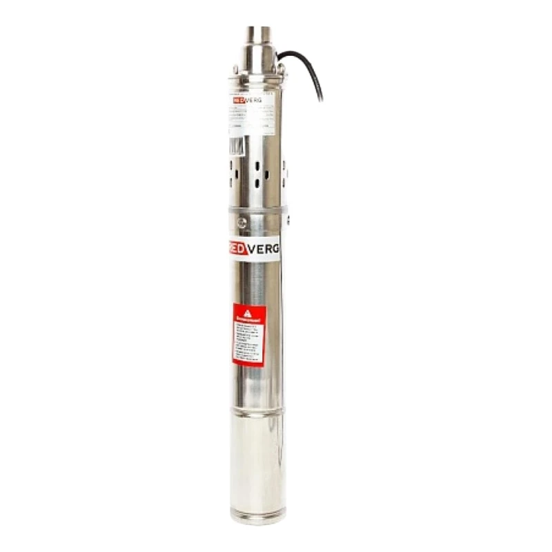 Submersible well pump redverg rd-dwp3/90s (power 600 W 1 8 m3/h suction depth 50 m stainless steel) | Обустройство дома