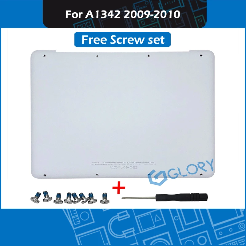 5 шт./лот A1342 белая Нижняя крышка корпуса 604-1033 для Apple MacBook 13 &quotUnibody 2009 2010 EMC 2350 EM2395