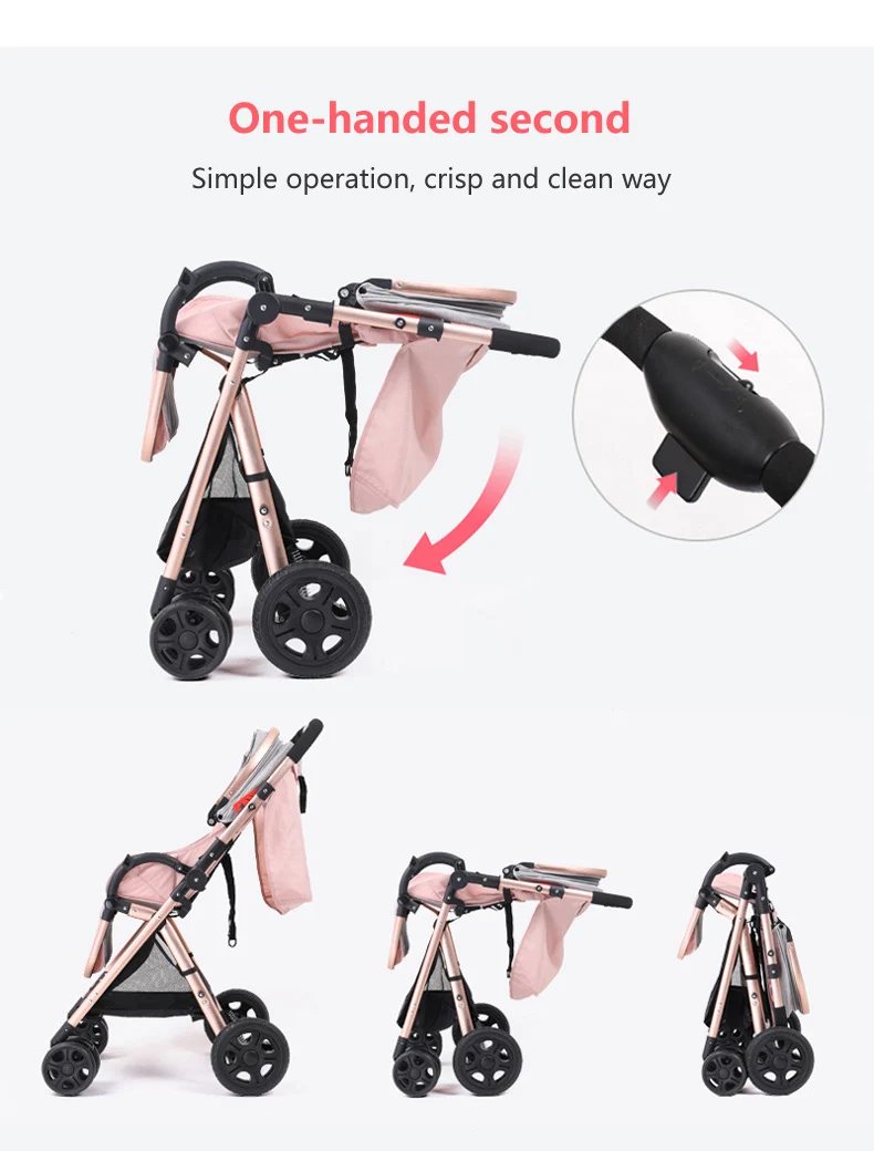 Babyfond переносная, для прогулок с малышом ребенка тележка подвеска складной зонт автомобильный карман велосипед 5,8 Кг