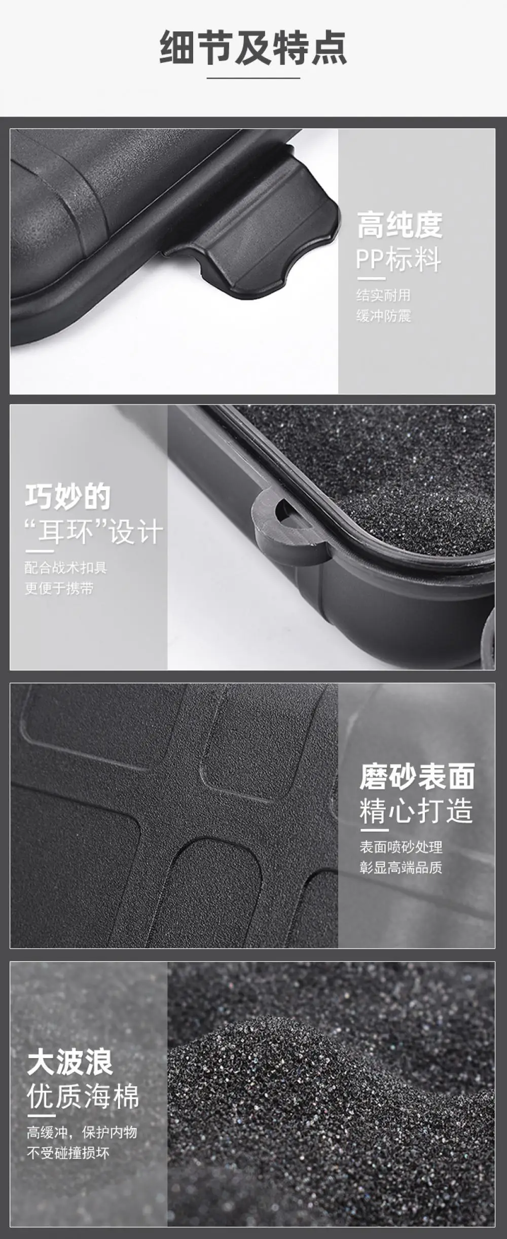Portkeys PP Carry Case Safe box Box For BM5 WR Monitor 2200Nit Wireless Camera Control Photography Monitor