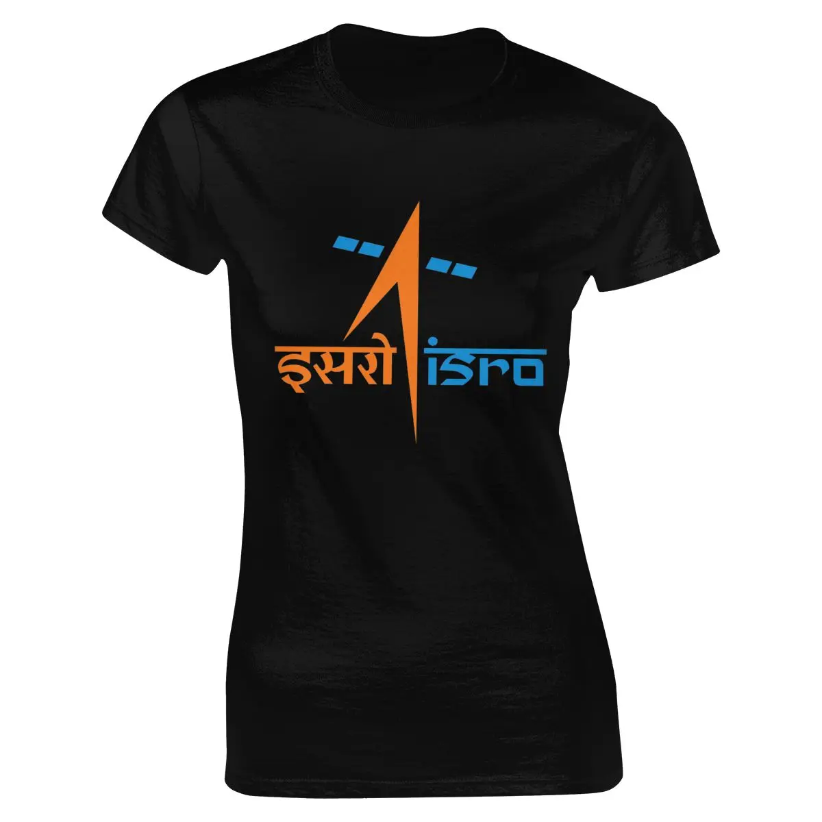 

Men Tshirt ISRO (Indian Space Research Organization) Logo Unisex T Shirt Women T-Shirt Tees Top