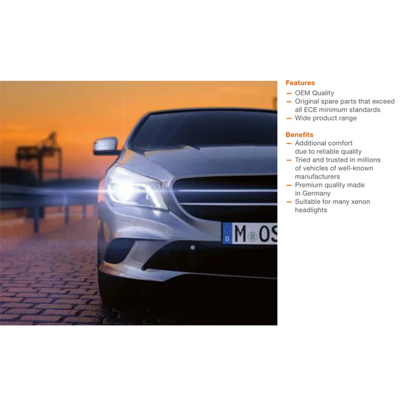OSRAM D8S 66548 12 в 25 Вт ксеноновые HID стандартные оригинальные фары для автомобиля 4200K