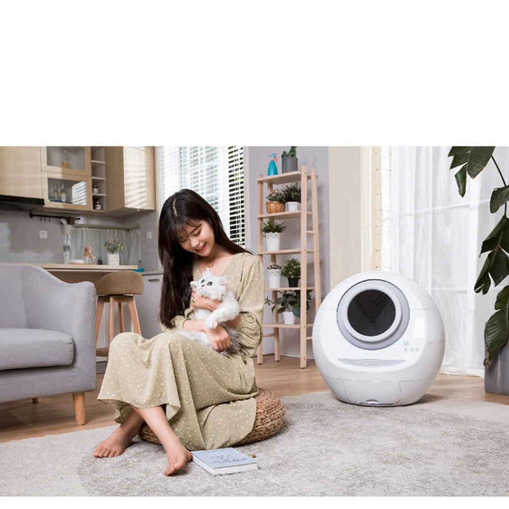 Automatic Cat Litter Box Toilet Cleaner Electric Fully Enclosed Splash Deodorant Low Noise Cats Self-Cleaning Toile Tray Trash Automatic Cat Litter Box Toilet Cleaner Electric Fully Enclosed Splash Deodorant Low Noise Cats Self-Cleaning Toile Tray Trash