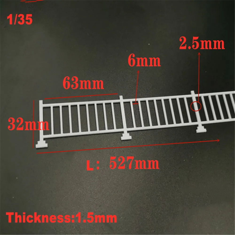 architecture model scale  fence guardral08