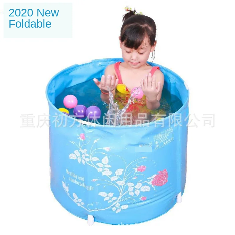 

Hot-selling Children's Bath Bucket, Foldable Tub, Household Non-inflatable Bathtub Can Be Carried Out Play Bath Tub Child Bath