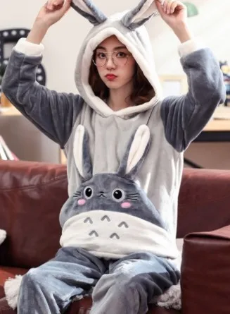 model 2 4XL зимняя Пижама домашняя одежда женская фланелевая Толстая Пижама теплая Пижама пижамные комплекты Женская флисовая Пижама для взрослых зимняя утепленная - Цвет: model 2