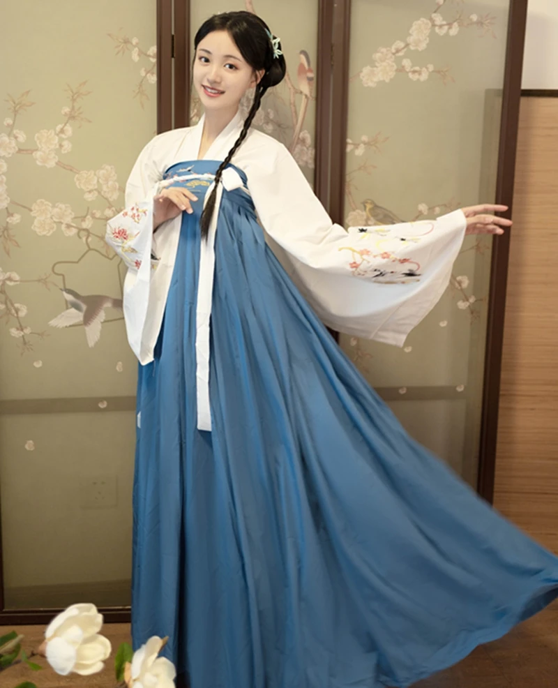 

Hanfu dress women Stage Costumes Singers Chinese Traditional Dance Costume Oriental Festival Outfit Folk Performance Clothing