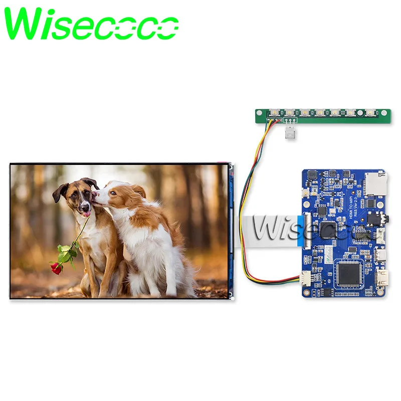 Wisecoco 7 дюймов FHD 1200*1920 ips ЖК-дисплей высокой четкости HDMI mipi плата TFTMD070021 панель Динамик Наушники Тип c интерфак