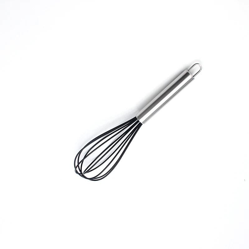 Black Whisk Силиконовая кухонная утварь с термостойким антипригарным силиконовым покрытием для посуды без царапин 10 шт. красный черный - Цвет: Black Whisk