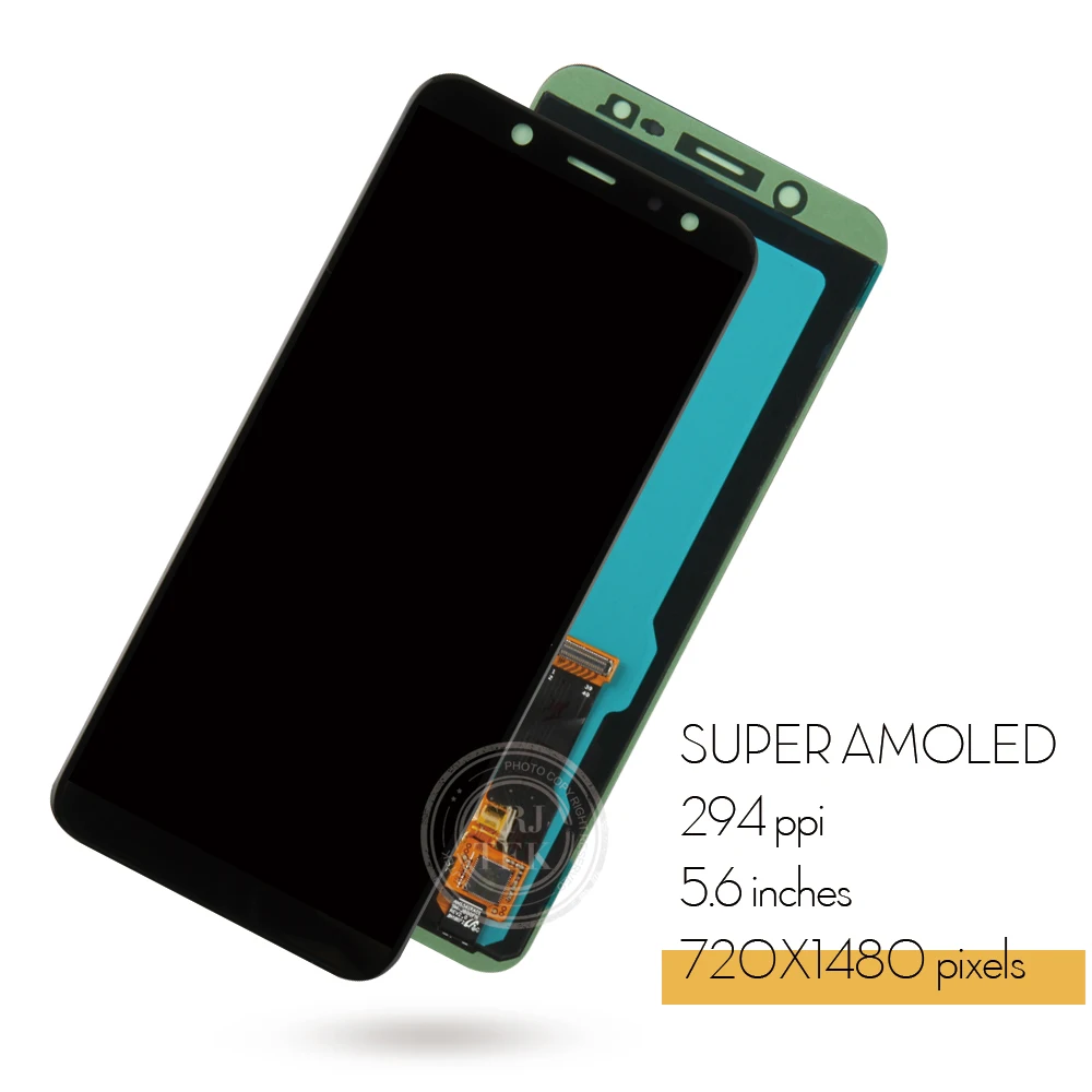 5," для SAMSUNG Galaxy A6 lcd A600 дисплей кодирующий преобразователь сенсорного экрана в сборе для A6 A600F A600FN запасные части