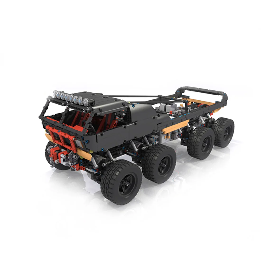 

1868Pcs MOC RC Rock Crawler Off-road Vehicle Model High Level Assembly Small Particle Building Block Set with Motor