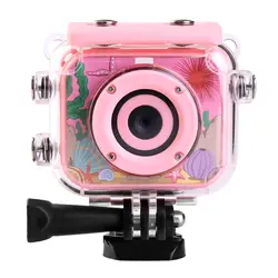 Подарочная видеокамера мини-игрушки Цифровой Водонепроницаемый ABS анти осень видео детский HD 1080P USB Перезаряжаемые 2 дюймов Экран