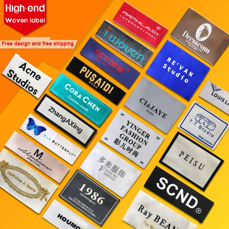 Custom Clothing Label New Lable Obaowoven Labels, Clothing Etiquetas,custom Labels,printing Tags,damask & Satin Dered Apparel - Garment Labels - ...