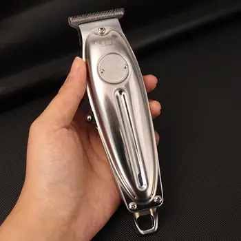 

Hair Trimmer Barber Stainless Steel Silvery Health Beauty Shaving Trimmers Fashion Portable Painless Clippers