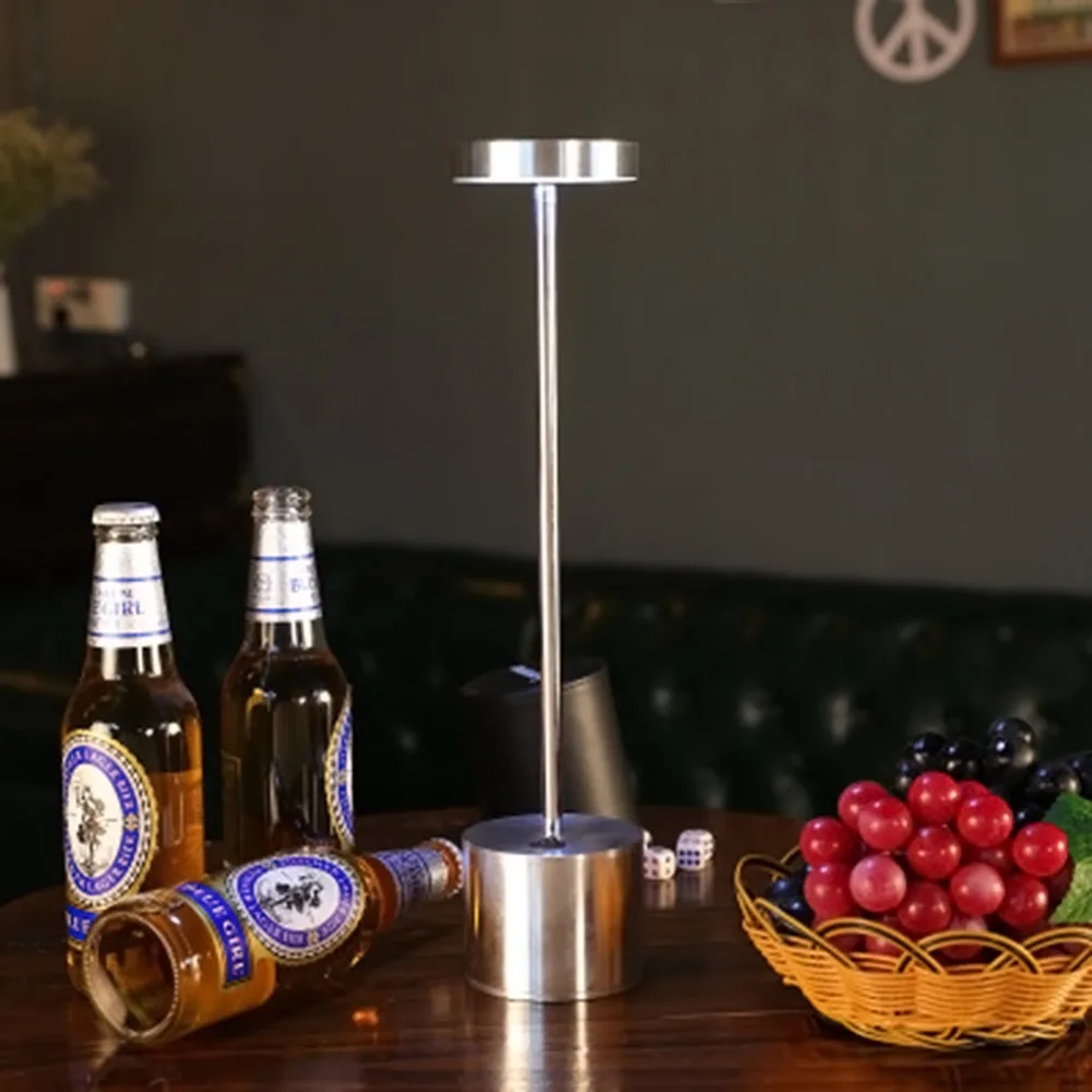 New USB rechargeable creative lighting decoration bar hotel restaurant LED table lamp modern restaurant dinner light fashion