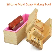 Последняя дешевая силиконовая форма для мыла набор инструментов-3 регулируемый деревянный нож для хлеба коробка из нержавеющей стали лезвия для DIY ручной работы