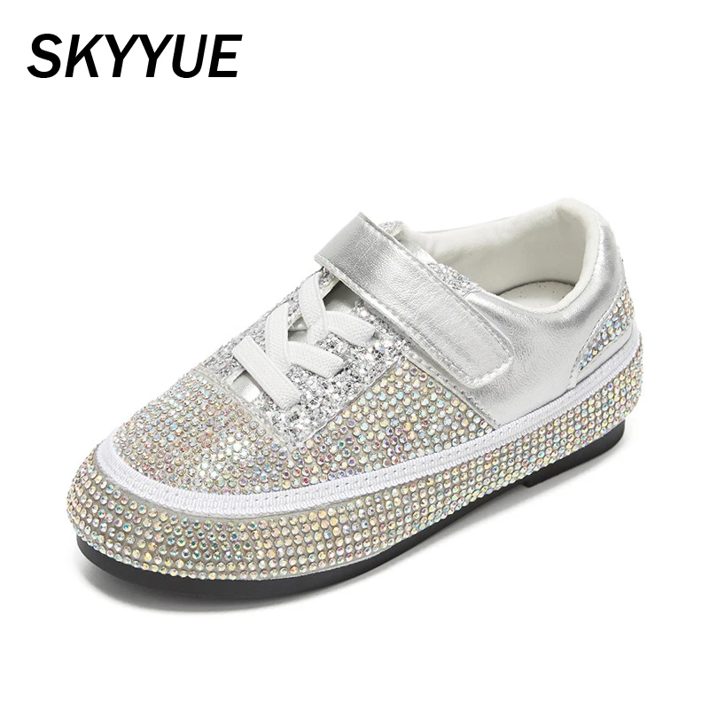 kids rhinestone sneakers