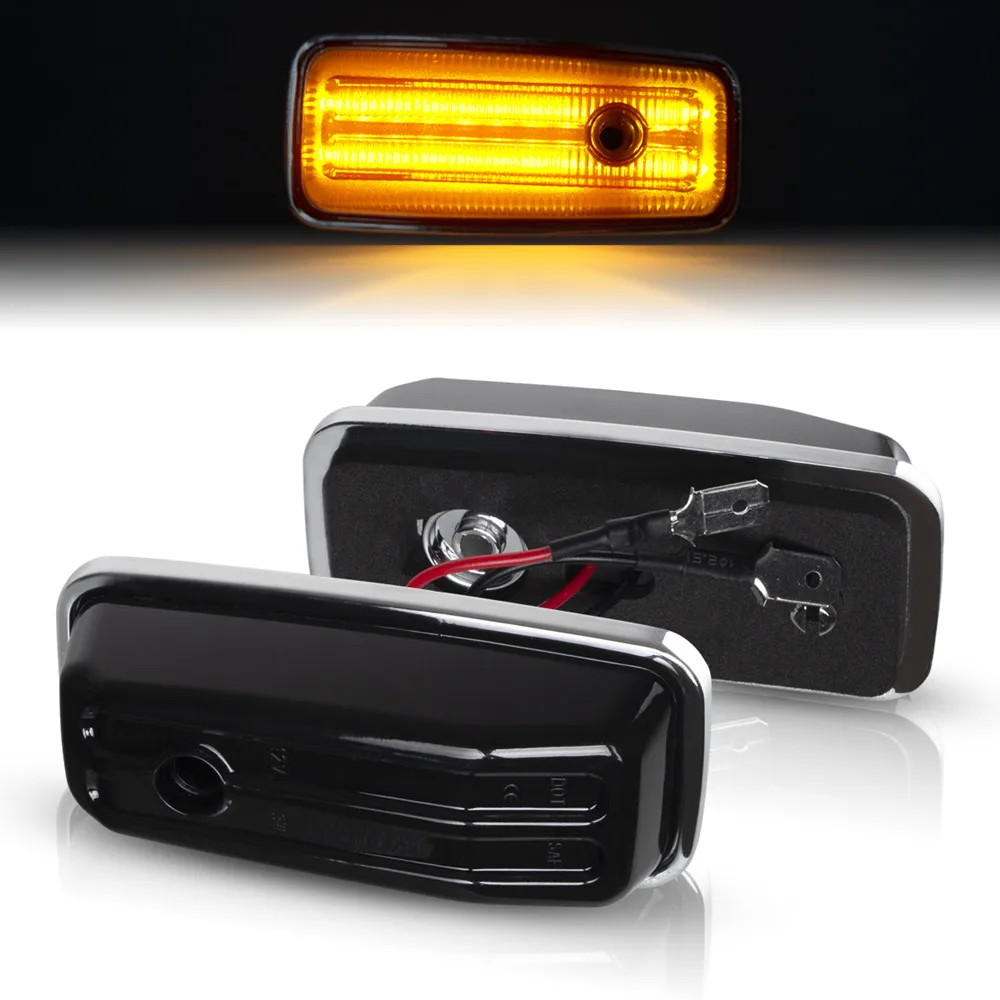 

Dynamic LED Side Marker Blinker Repeater Turn Signal Light For Mercedes-Benz G-Class W463 W461 G500 G550 G55 G63 G65
