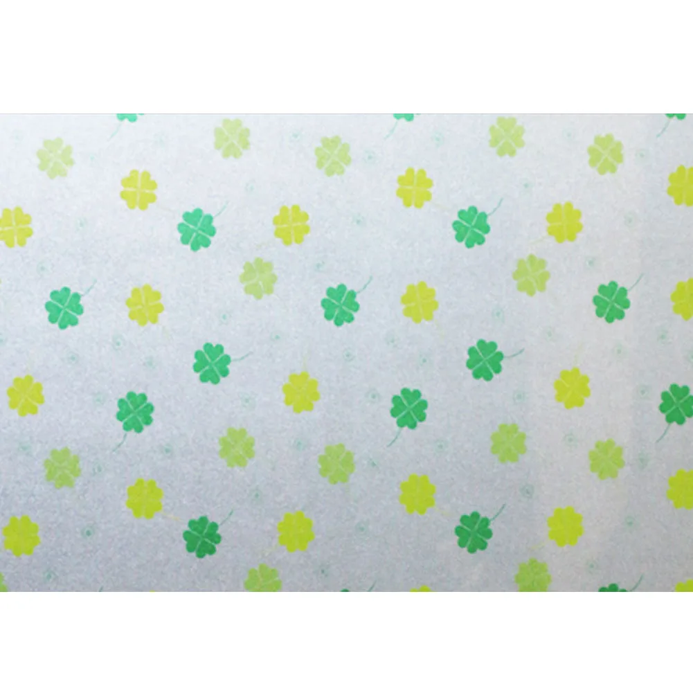 Glass Film Removable PVC Decorative No-Glue DIY Square Scratch Proof Door Opaque Window Frosted Colorful Bathroom