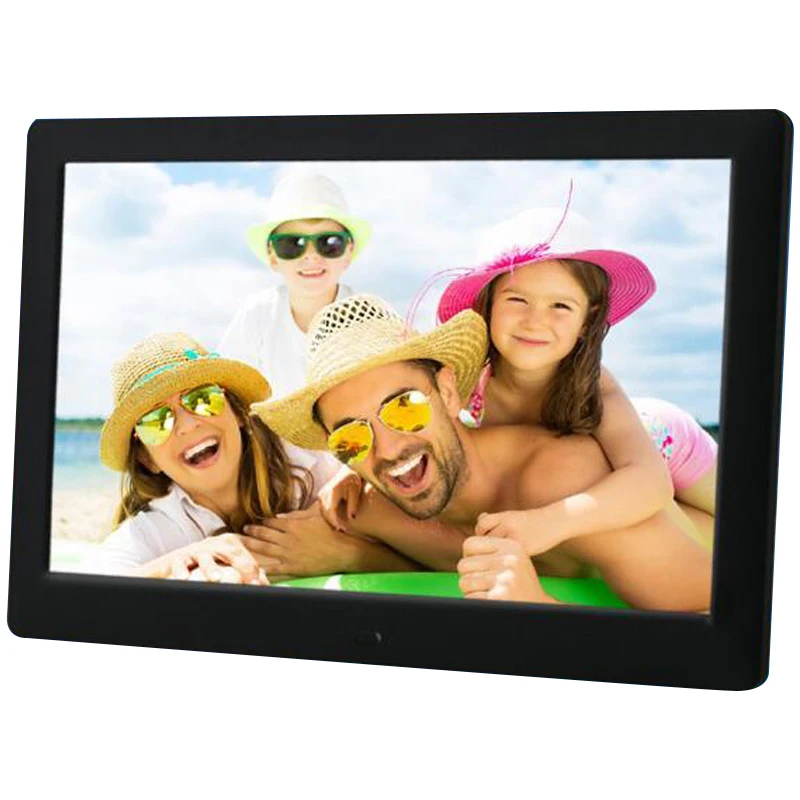 IPS 10 дюймовая цифровая фоторамка полноэкранный фотоальбом 1280*800 часы календарь