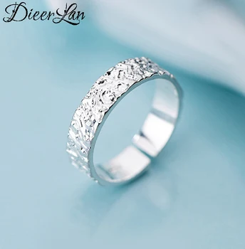 

Original Design Bohemian 925 Sterling Silver Irregular Round Ring For Women Fashion Open Finger Rings Female Boho Jewelry