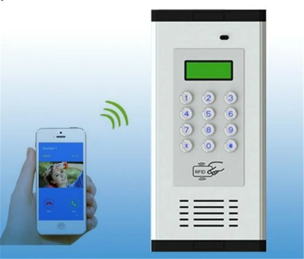 US $100.00 GSM 2G Apartment Intercom Access Control System Dial Remote Open Door K6