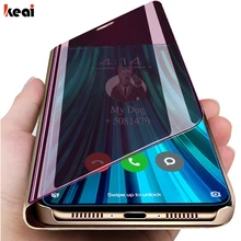 미러 플립 스탠드 전화 케이스 xiaomi redmi 참고 8 7 프로 shockproof 커버 redmi k20 7 7a 6a 5 플러스 4x 참고 5 6 s2 케이스 가방(China)