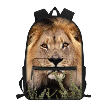 

Fashion Lion King Printed Women's Backpack Men Schoolbag Boys Girls School Multifunctional Bagpack Mochila Escolar Drop Shipping